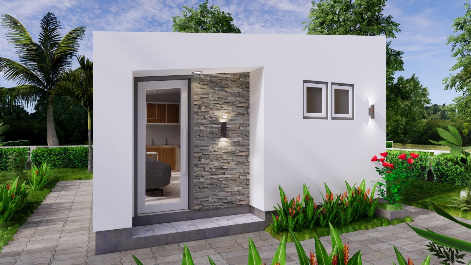 16×20 Feet Small House 5×6 Meter 1 Bed 1 Bath Steel Frame PDF and (A4 Hard Copy)