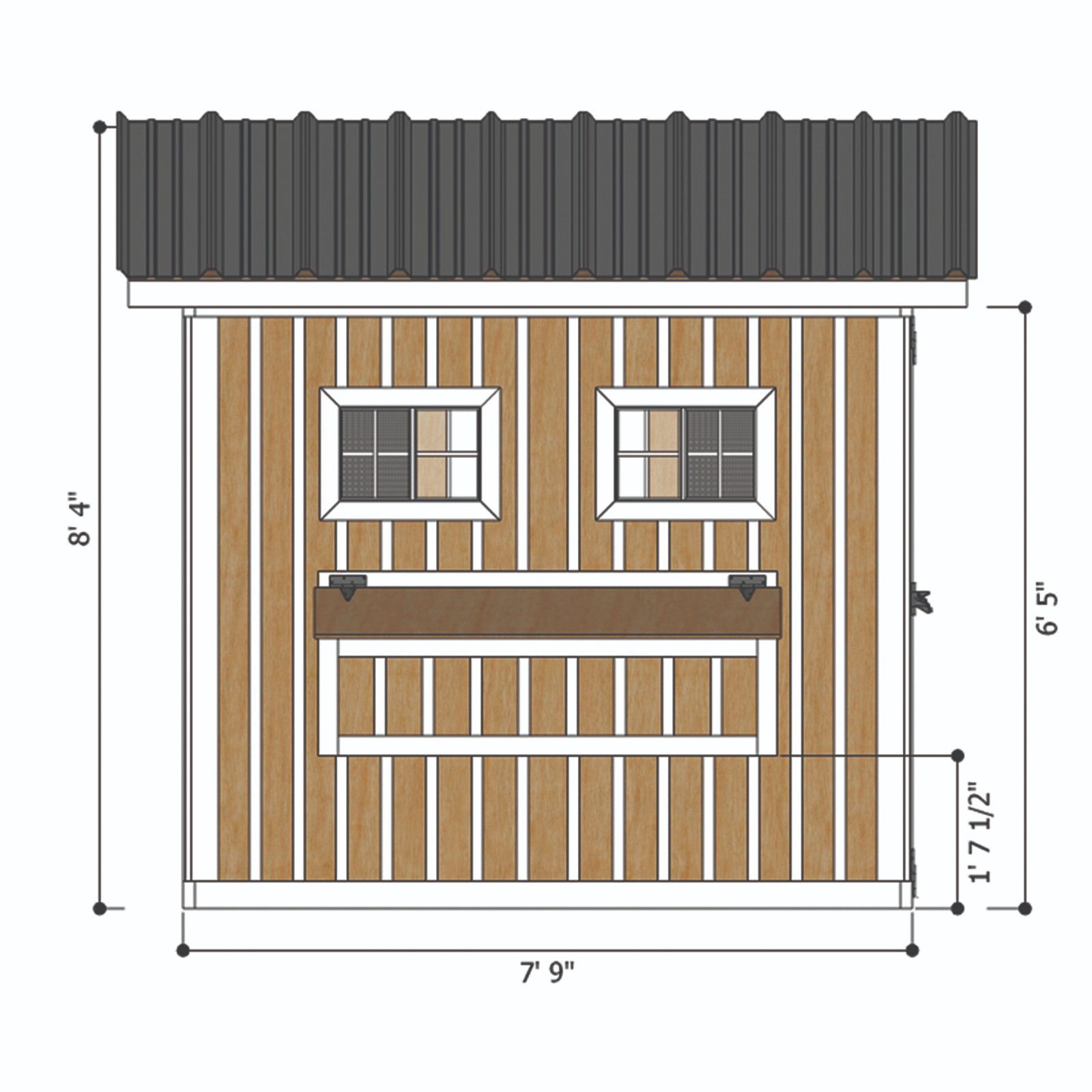 8×18 chicken coop building plans – Digital Download – No physical item