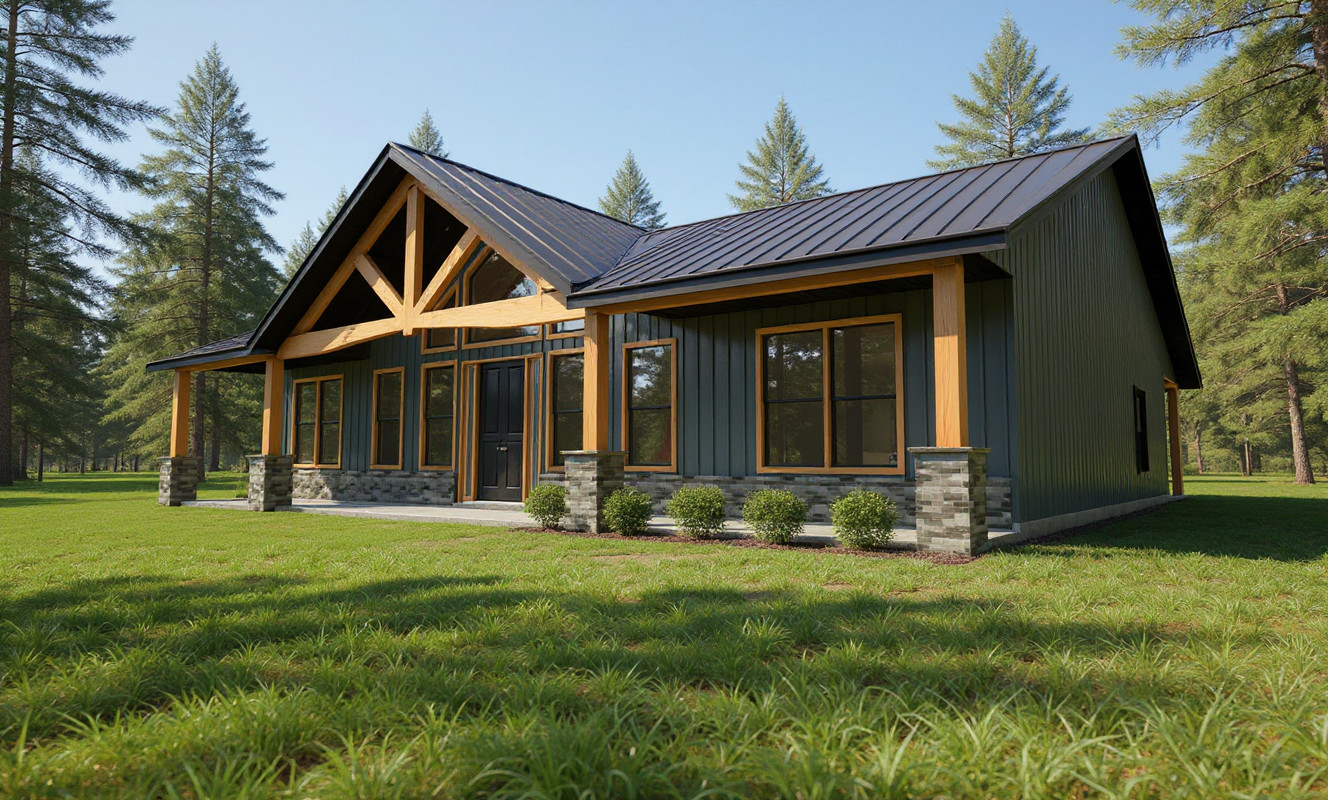 2,080 Sqft (Living) Modern Farm House with – 3 Bedrooms and 2 Baths no Garage