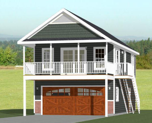 20×32 House — 2 Bedroom — 808 sqft — PDF FloorPlan — Model 6U