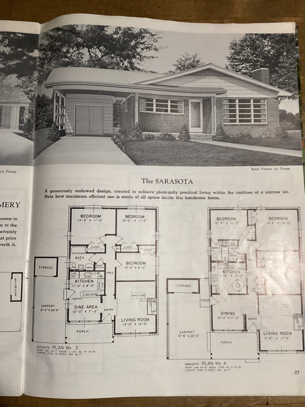 Vintage : HOUSE PLANS “Homes Of Today” B-86 Standard Homes Plans UNITED STATES
