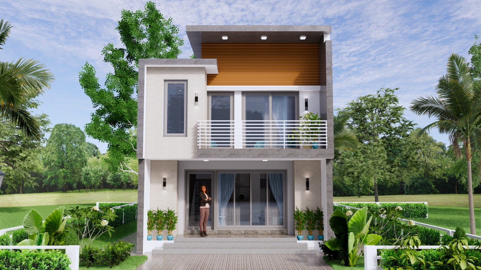 20×30 Feet Small House Plan 6×8.5 Meter 2 Beds 1 Bath Flat Roof (A4 Hard Copy)