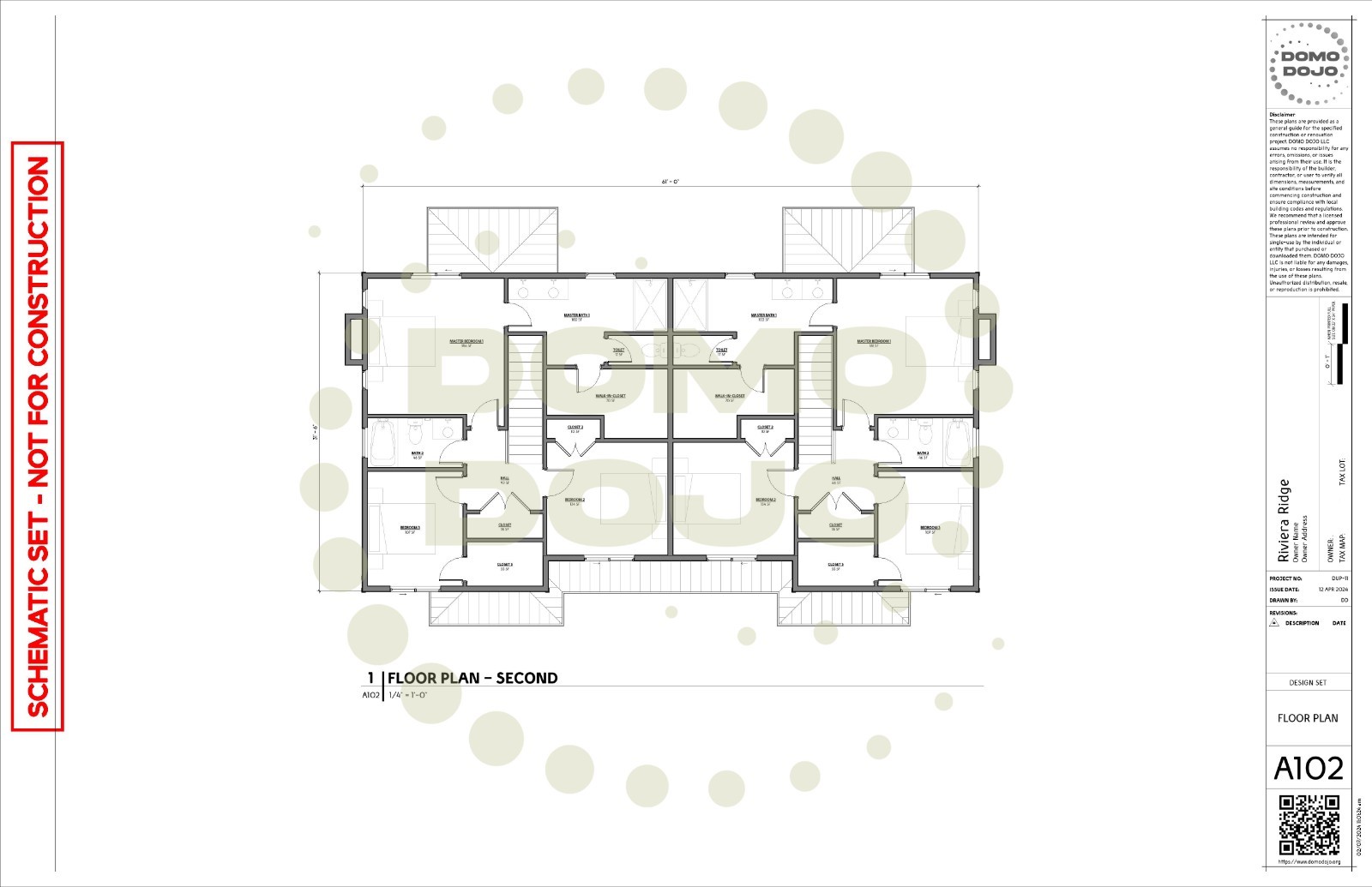 Riviera Ridge Duplex Plans – PDF Downloadable Blueprint