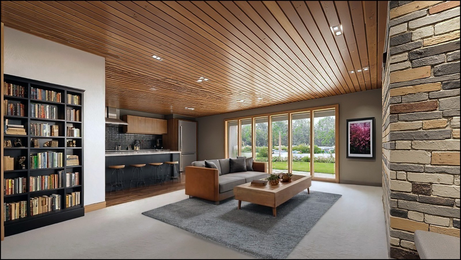 1 Bedroom, 1 Bathroom, (890SF)_ADU Tiny house plan, Full PDF Concept Download