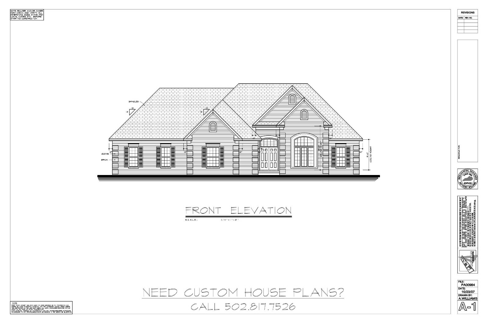 Custom House Plans Blue prints Small & Large Home Plans Drafting Service