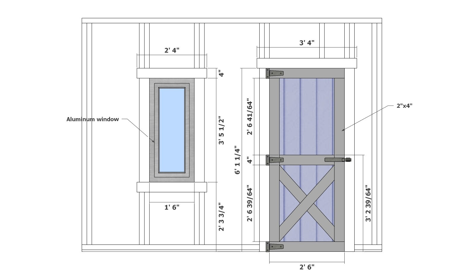 10×10 Lean to Shed Plans (A4 Printed Plans will send to your home)
