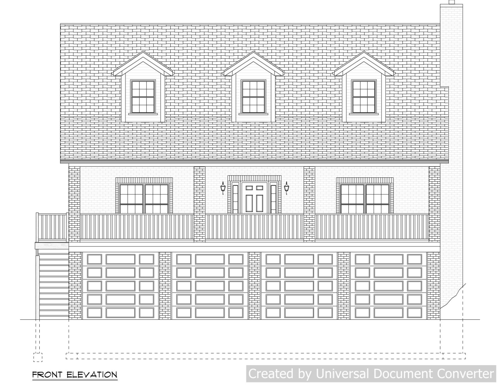 Full Set of two story 3 bedroom house plans 2,534 sq ft