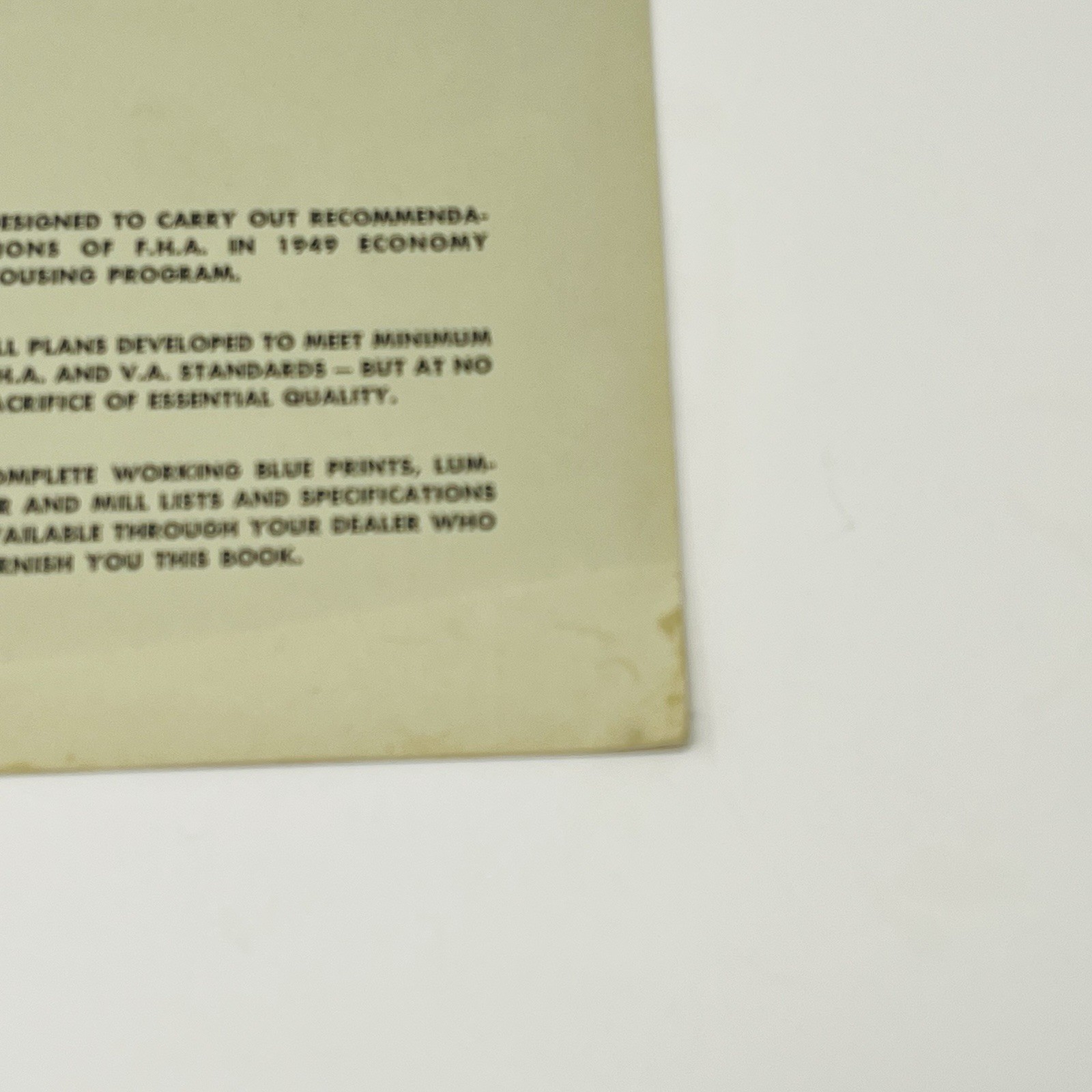 1949 Garlinghouse Economy Houses Home Blueprint Plans Brochure Catalog Book