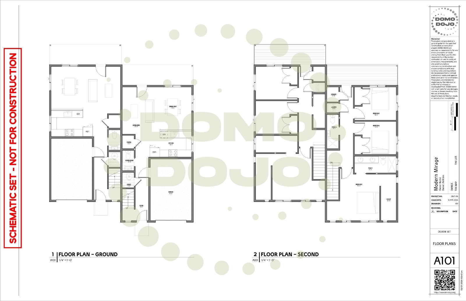 Modern Mirage Duplex Plans – PDF Downloadable Blueprint
