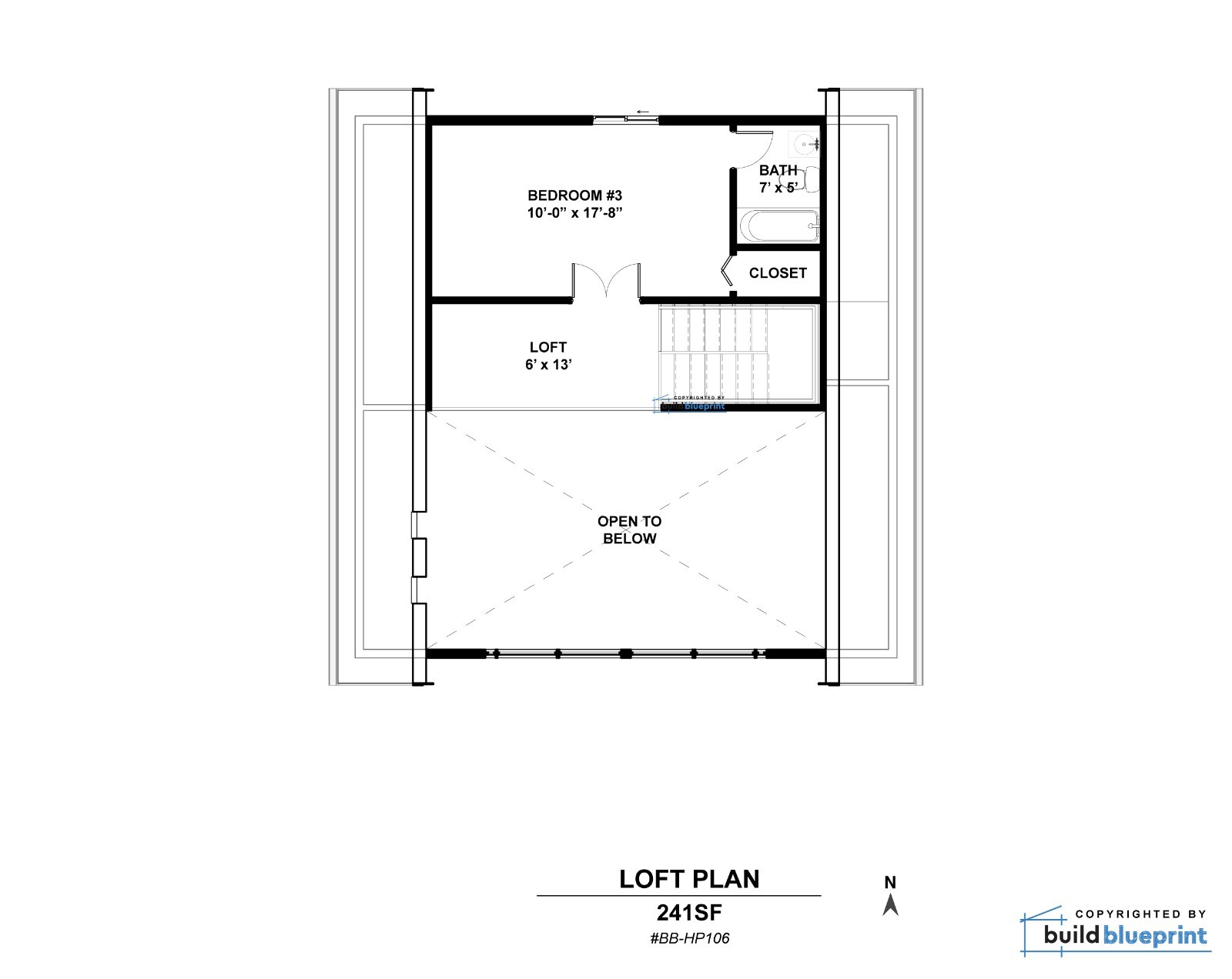 32′ x 32′ Modern Vacation Cabin Architectural Plans 1363SF – PDF Download