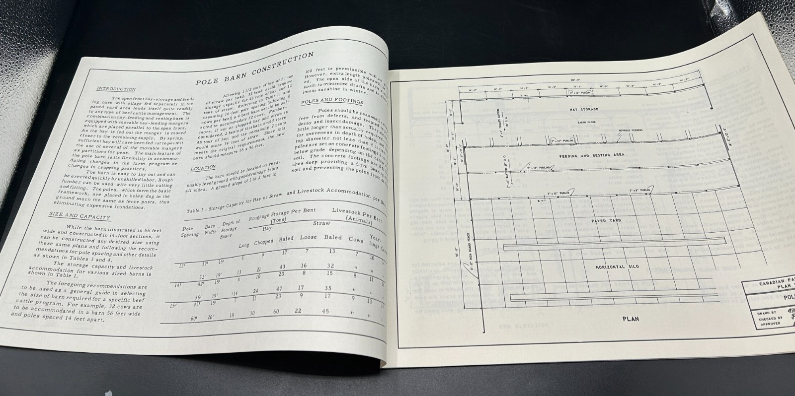 Plans for Pole Barn-Potato Storage-White Pine Bureau-Canadian Lumberman’s Assoc.