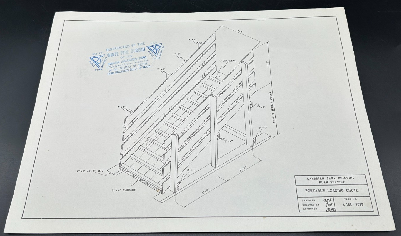 Plans for Farm Buildings – White Pine Bureau – Canadian Lumberman’s Assoc.
