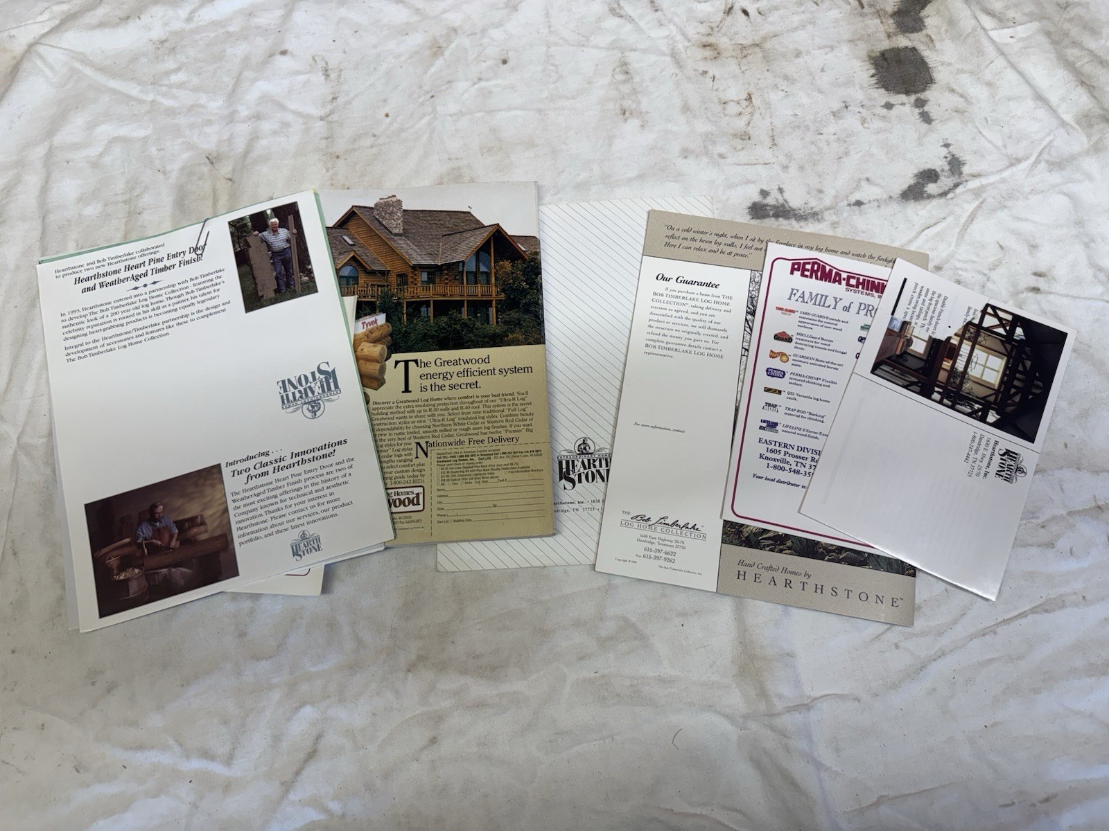 Hearthstone Homes Log Cabin Books Advertisement And Log Home Blueprints