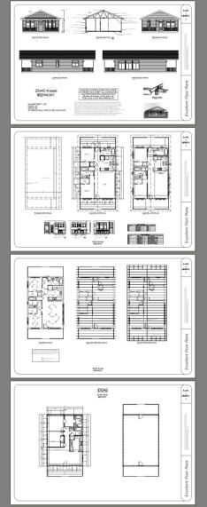 28×40 House — 2 Bedroom 2 Bath — PDF Floor Plan — 1,120 sq ft — Model 1