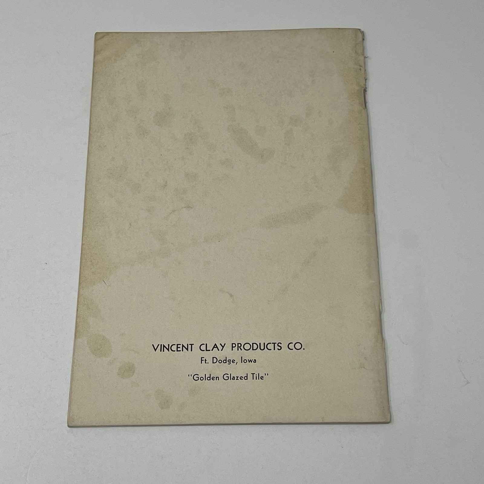1939 Vincent Clay Products Own Your Own Home Design Plans Building Site Booklet