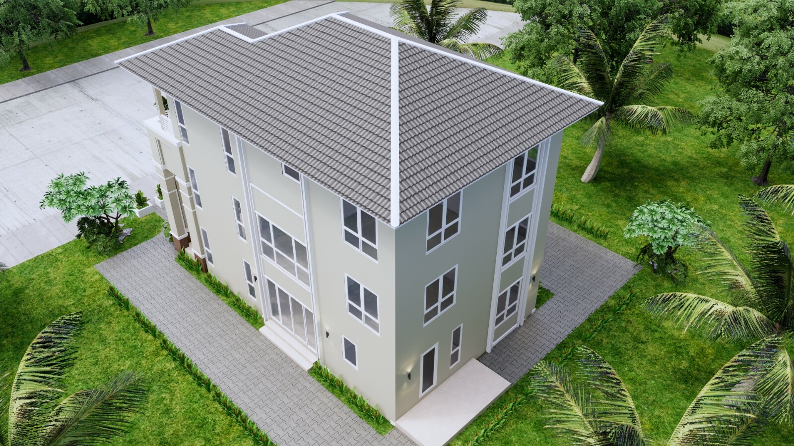 36×46 Feet House Design Plans 11×14 Meter 6 Beds 4 Baths Hip Roof (A4 Hard Copy)