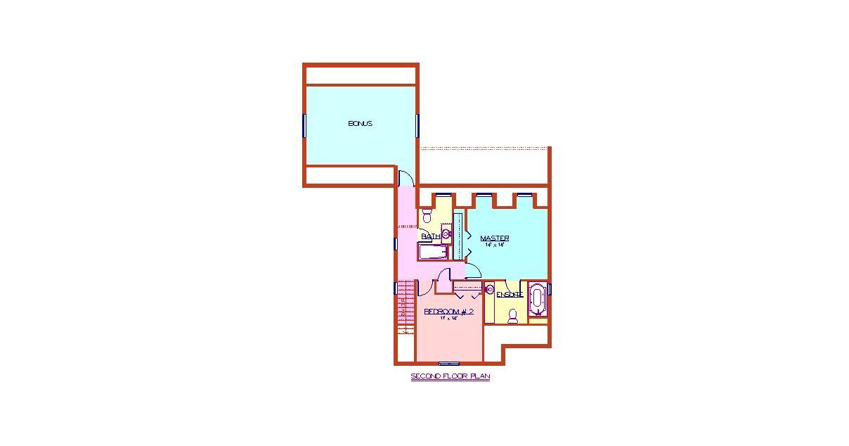 Beautiful 2- Story Cape Cod House Plans1987 S.Q F.T.