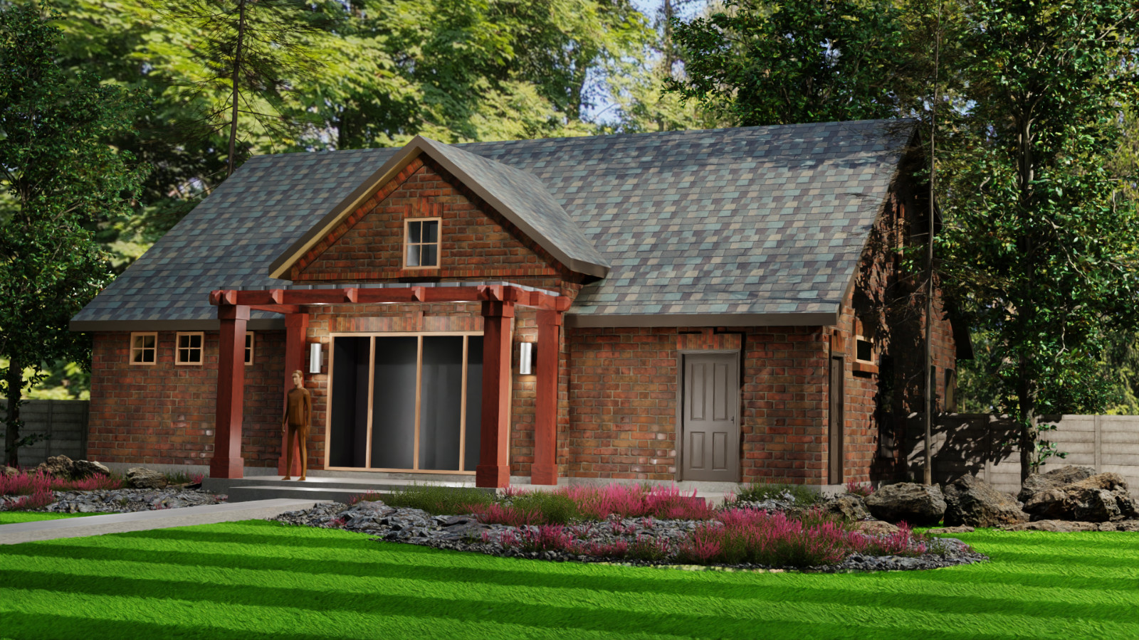 Guest House Or In-Laws Adu plan 1652 Sq Ft