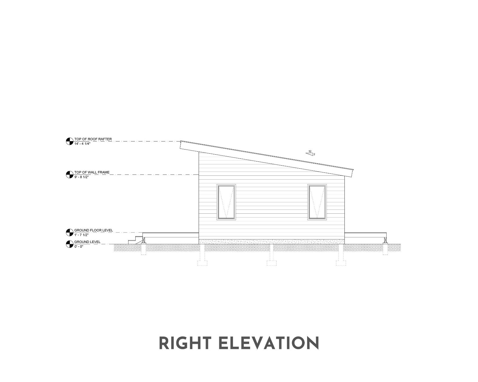 Modern Cabin House, 20′ x 44′, 880 Sq Ft, Tiny House, Architectural Plans