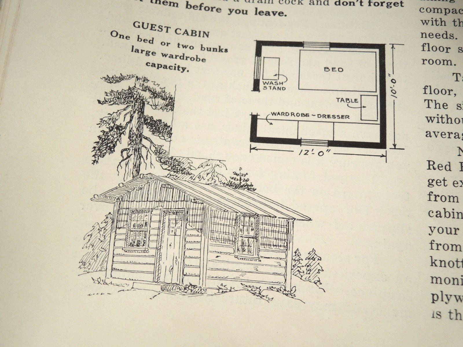Paul Bunyan’s Log Cabin Booklet Red River Lumber 40 pp. 1937 [Acceptable]