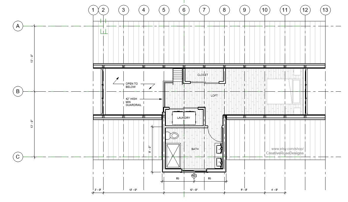 A Frame 22′ x 36′ Spacious Cabin House Design Plans – Drawings Blueprints