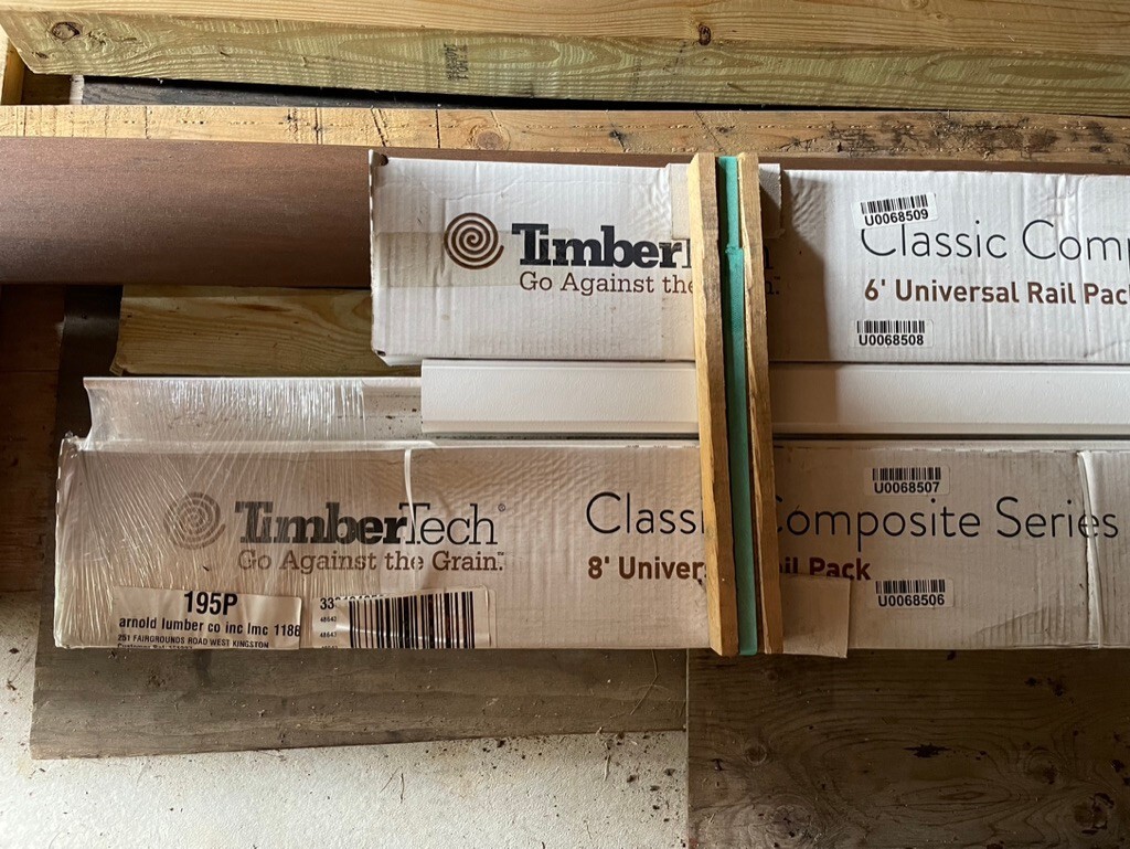 Azek TimberTech Porch Railing System Building Materials – Brand New – $500
