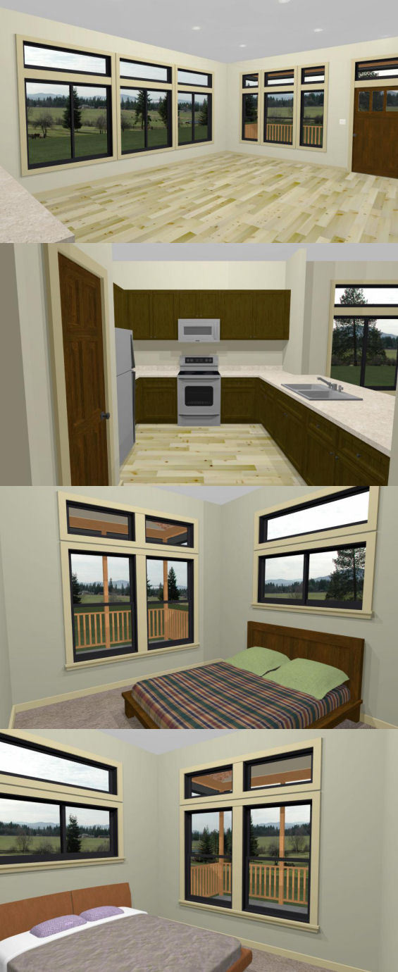 28×40 House — 2 Bedroom 2 Bath — PDF Floor Plan — 1,120 sq ft — Model 1