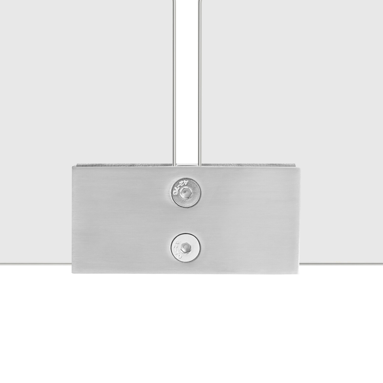 180 Degree Stainless Steel Glass Clamp, 4pcs Clamp Bracket for 8-12mm Thickness