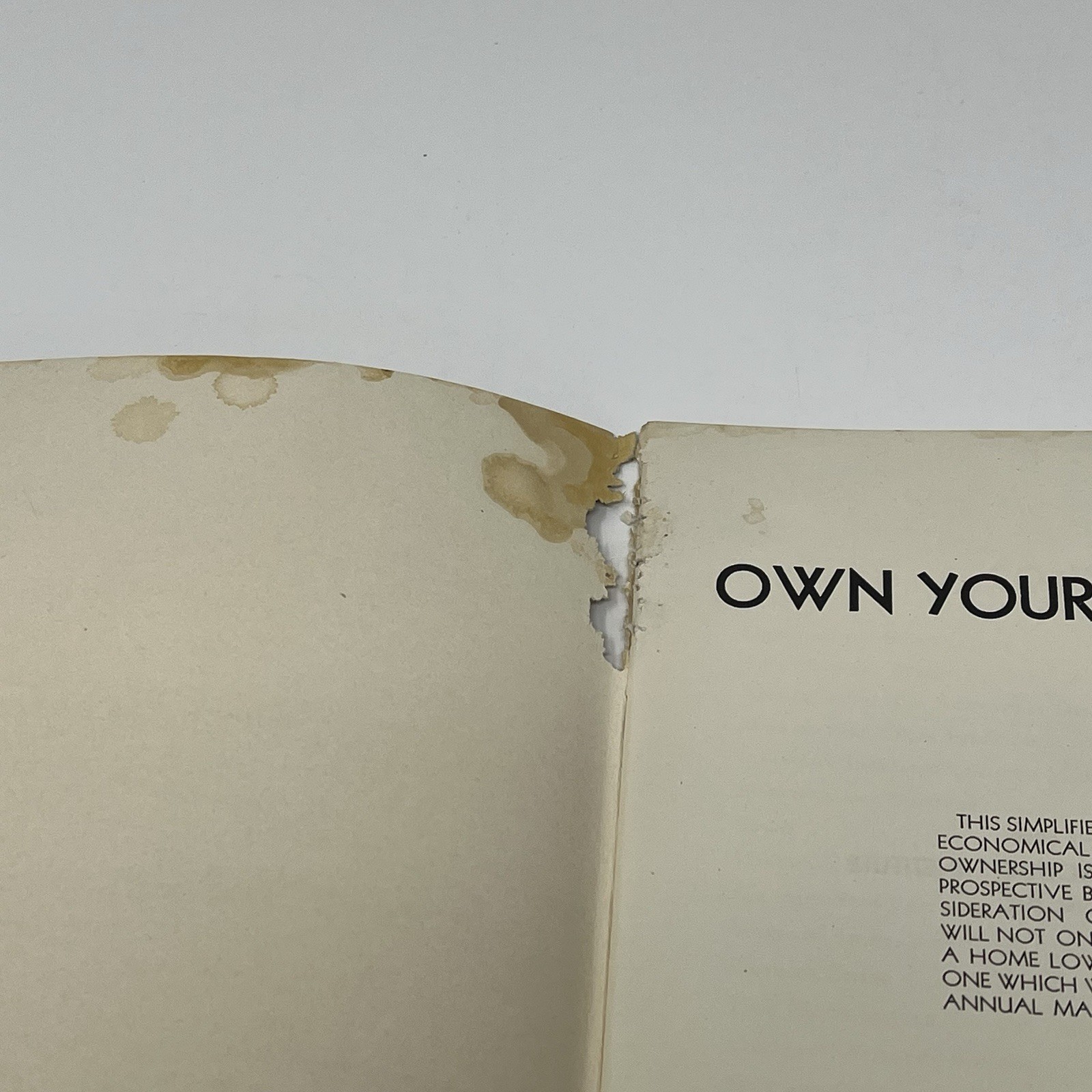 1939 Vincent Clay Products Own Your Own Home Design Plans Building Site Booklet