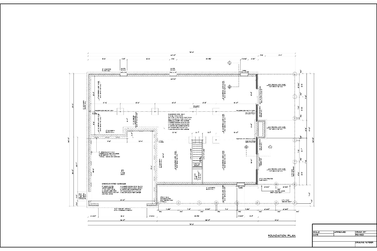 Full Set of single story 3 bedroom house plans 2,244 sq ft