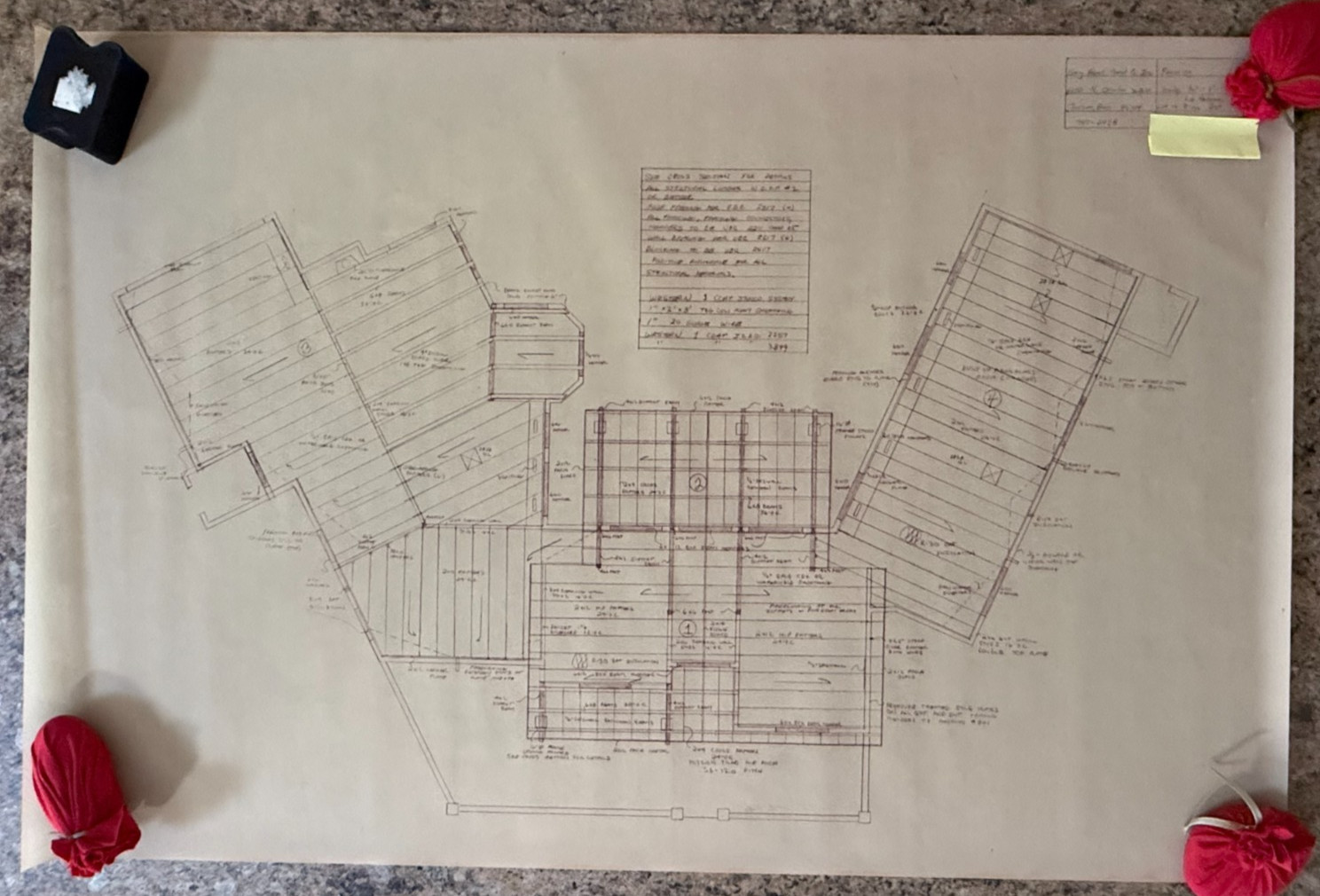 Lot of 12 Vintage Construction Drawings La Paloma Ridge Est Tucson Vellium Set