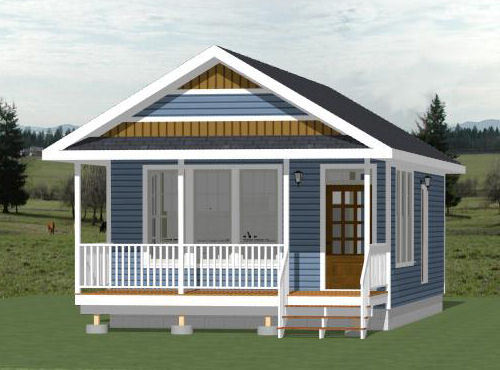 18×30 Tiny House — 540 sq ft — PDF Floor Plan – Model 5B