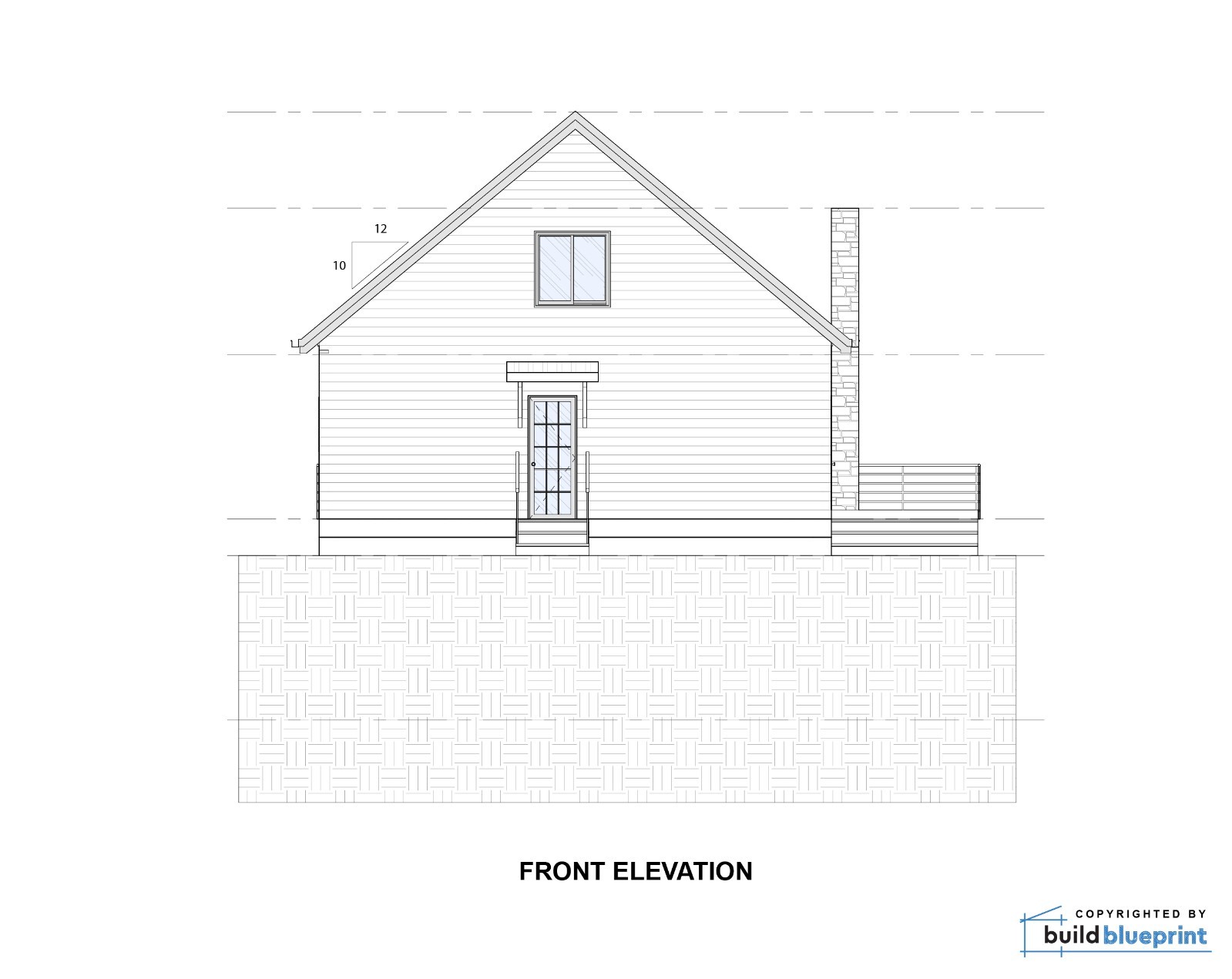 Modern 28′ x 28′ Hilltop Hideout Architectural Plans – PDF Download