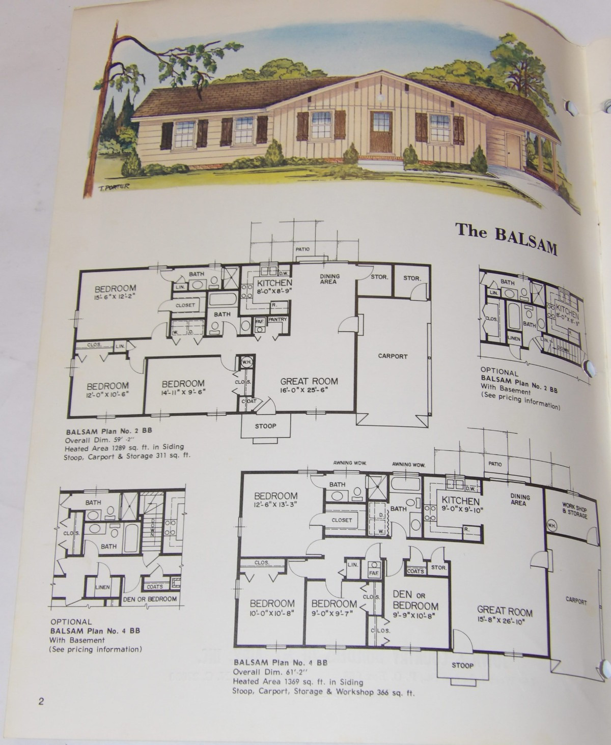 VTG 1979 ‘HOMES OF TODAY’ 3 AND 4 BEDROOM CATALOG OF HOUSE PLANS! LAYOUTS/PICS!