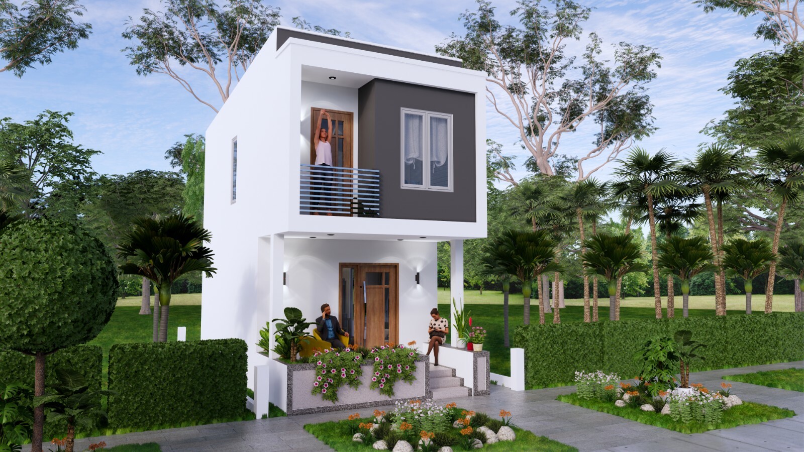 Small House Plan 4×7 M 13×23 Feet 2 Beds PDF Plan PDF Full Plan (A4 Hard Copy)
