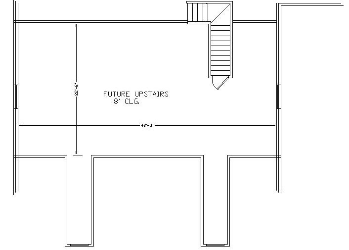 Blanche_1415G-2 Logs, 3 bed / 2 bath , 2 car garage, future upstairs, PDF