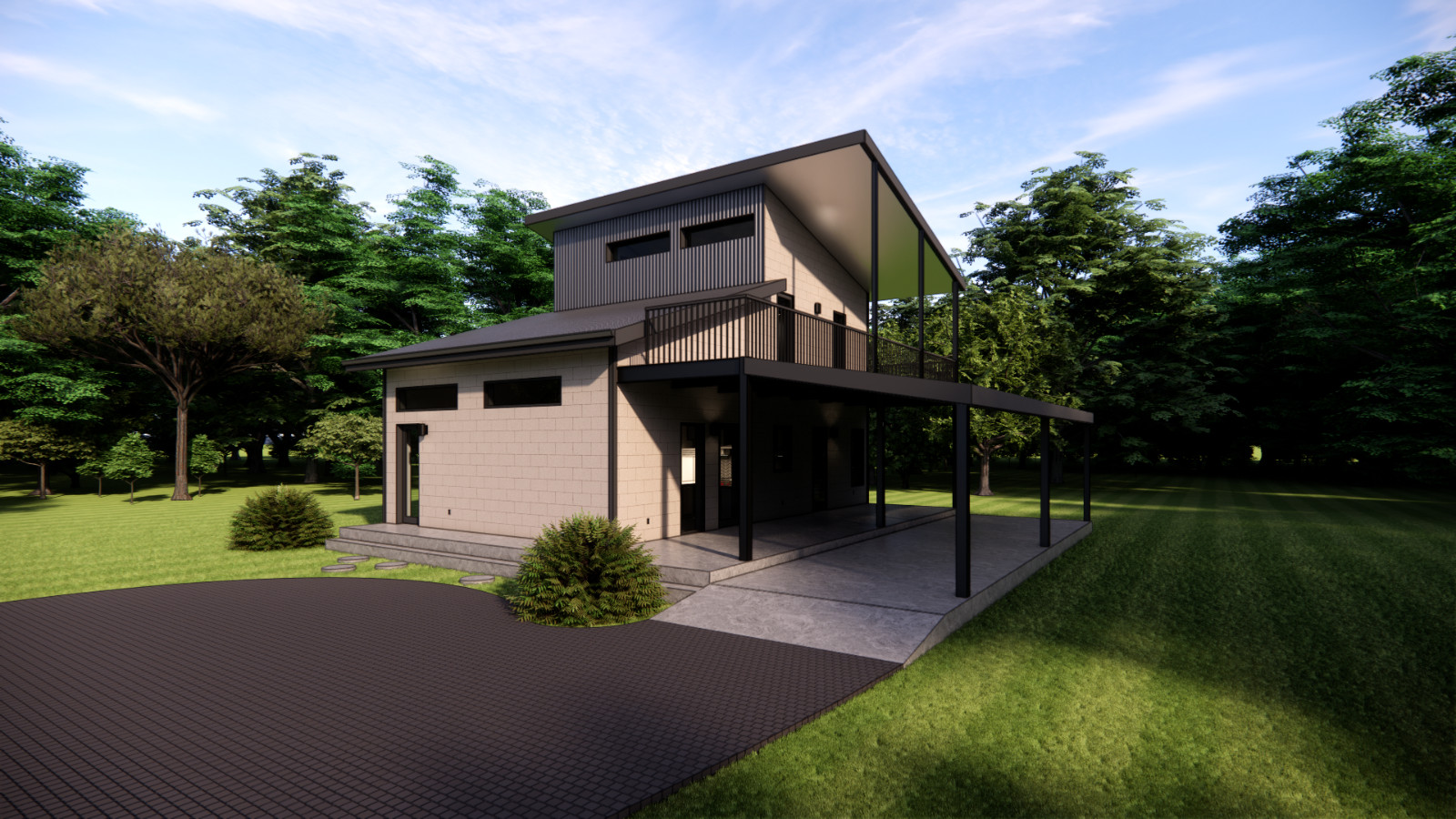 Medina Shores House Plan – 2 Bedrooms / 2 Baths 1,560 SF Design Blueprints
