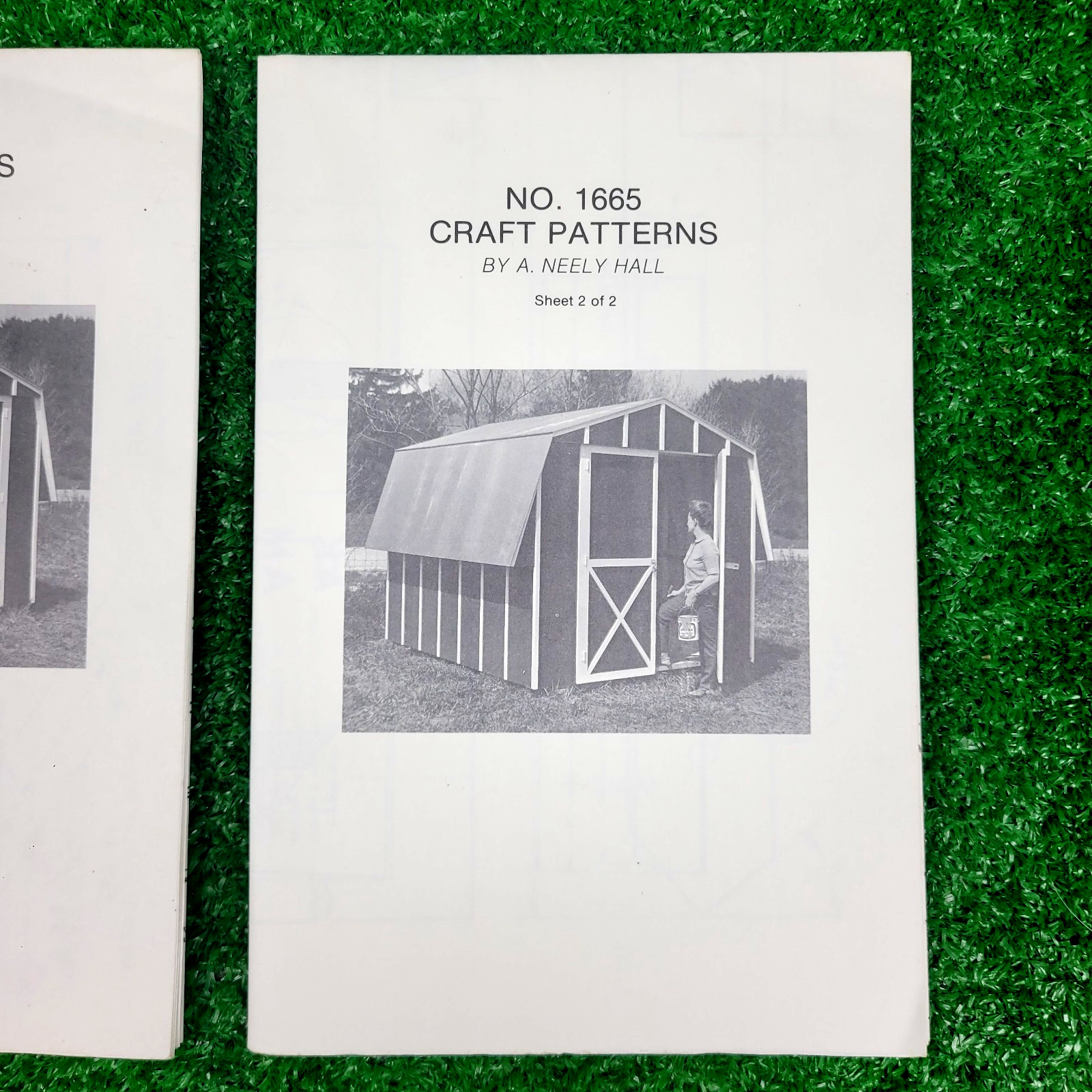 Vintage Shed Barn Storage Building Plans & Specs – Detailed Incl Materials List