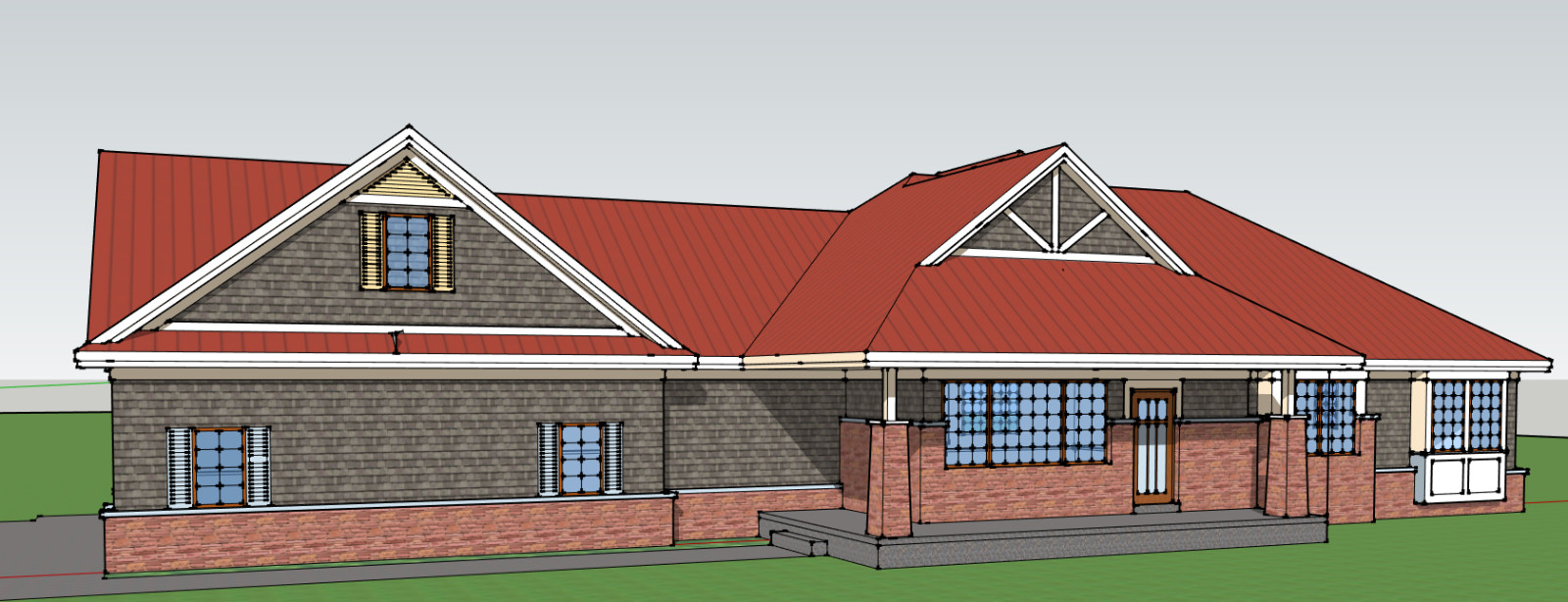 House Plan 2,162 SF RANCH WITH BASEMENT AND BONUS ROOM OVER GARAGE