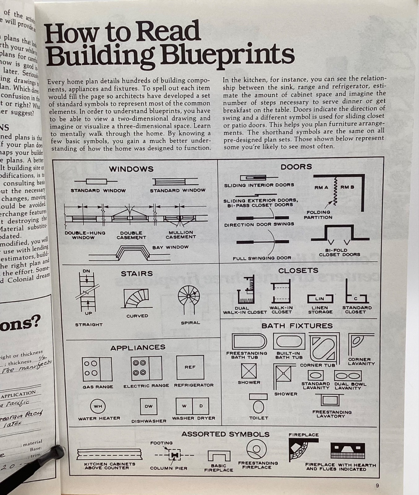 Vintage 1978 Colonial Home Plans Catalog Blueprints Classic Two Story Tradition
