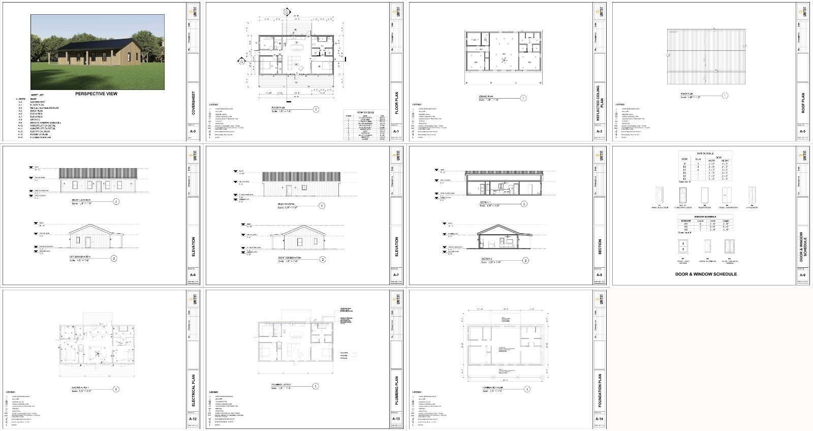 Barndominium, 2 Bedroom 2 Bath 1200 sq ft Floor Plan, 25’x48 | PDF DOWNLOAD