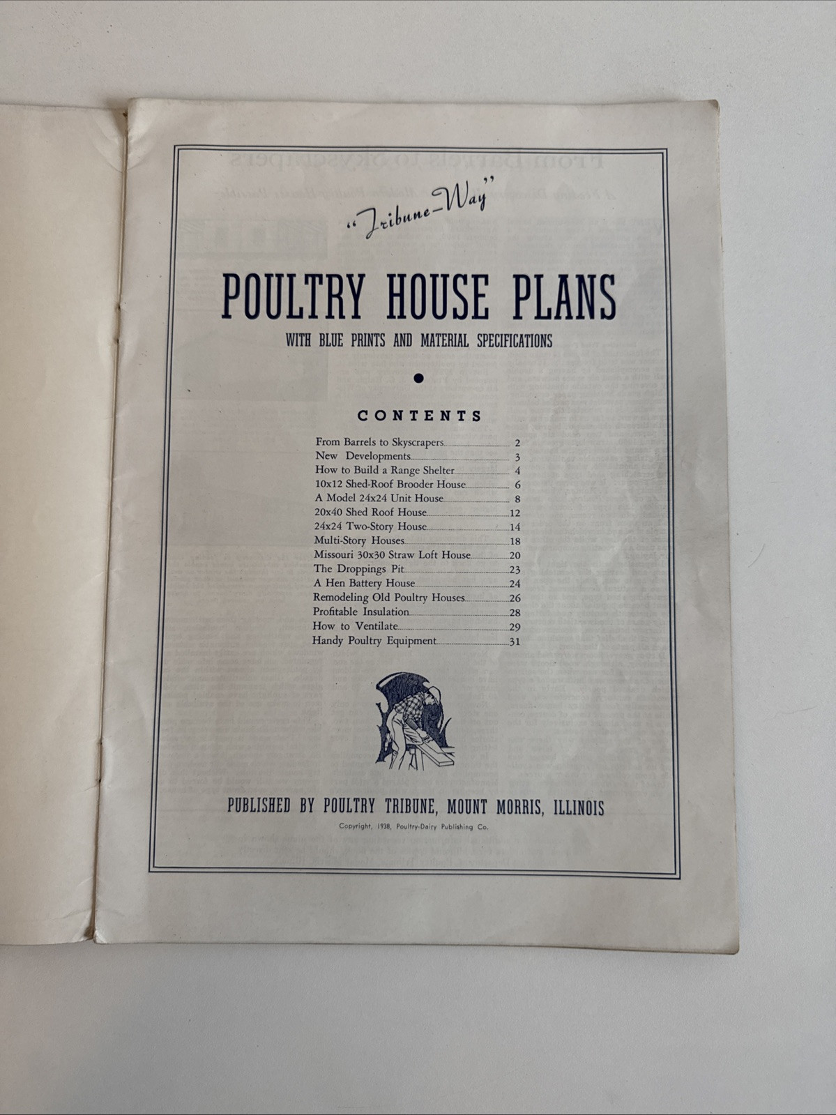1938 Poultry Tribune House Plans – Mount Morris, Illinois – Farm Architecture