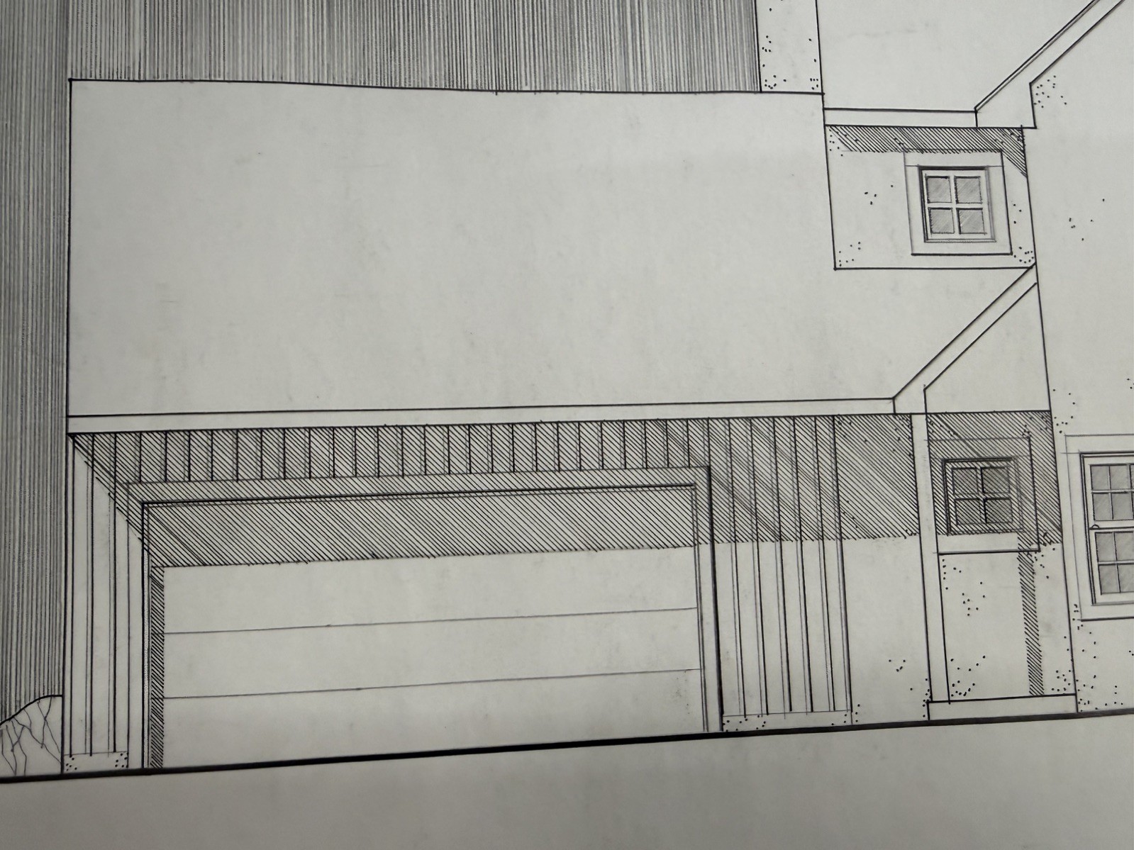 Vintage Architectural Drawings Vellum (Set of 4) House Plans Elevations 30×36