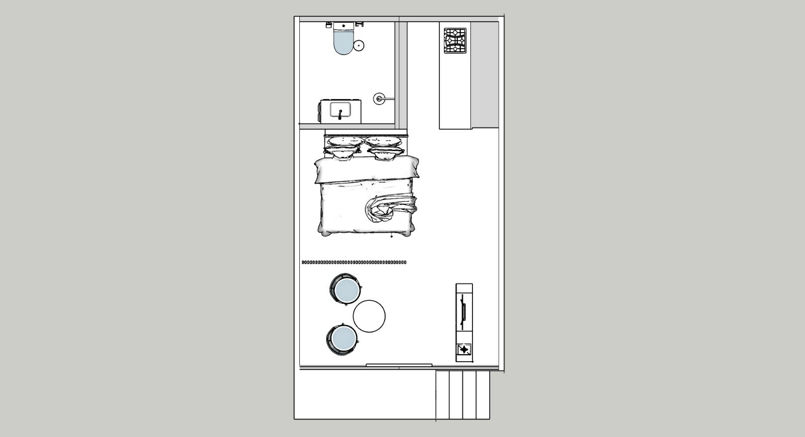 Custom Small Cabin House Plan With 3D images And PDF For Blueprint Plans