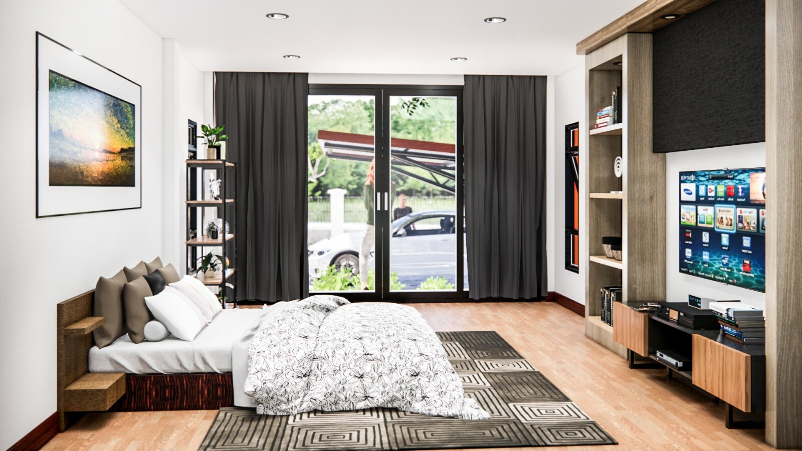 35×35 Feet House Plans 10.7×10.5 Meter 2 Beds 2 Baths Flat PDF (A4 Hard Copy)