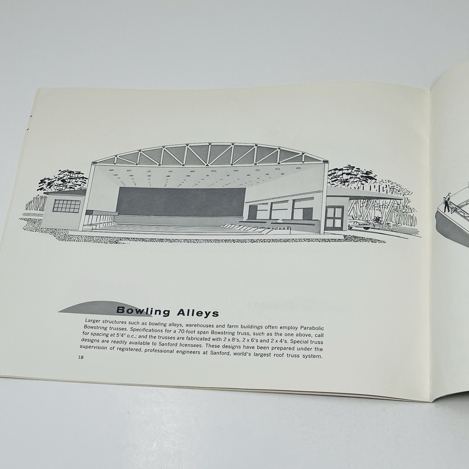 Sanford Trusses Structures Buildings Home Farm Barn Shed Motels Plans Blueprints