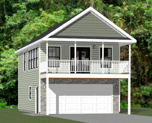 20×32 House — PDF Floor Plan — 785 sq ft — Model 6N