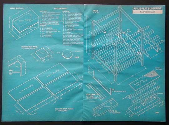 Matrix FUTON Superchair & Bed 1968 How-To build PLANS by Ken Isaacs