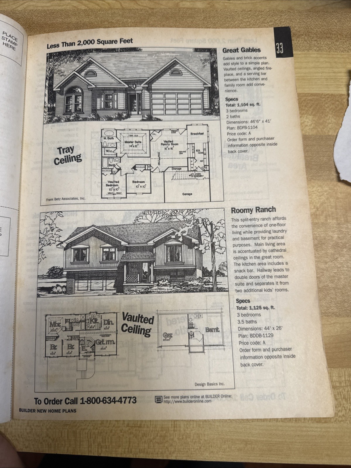 Nat’l Association Of Home Builders Magazine June 1997 Over 300 Home Plans