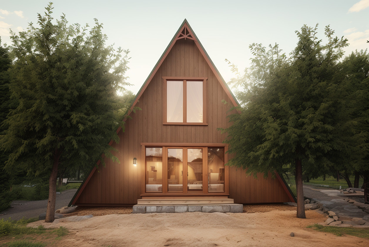 Modern House Plan, American Style House, Barndominium House, Farm House- TRİ